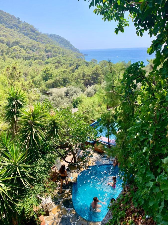 Large Bungalow With Sea View In Kabak Bay, Oeluedeniz Fethiye Exterior foto