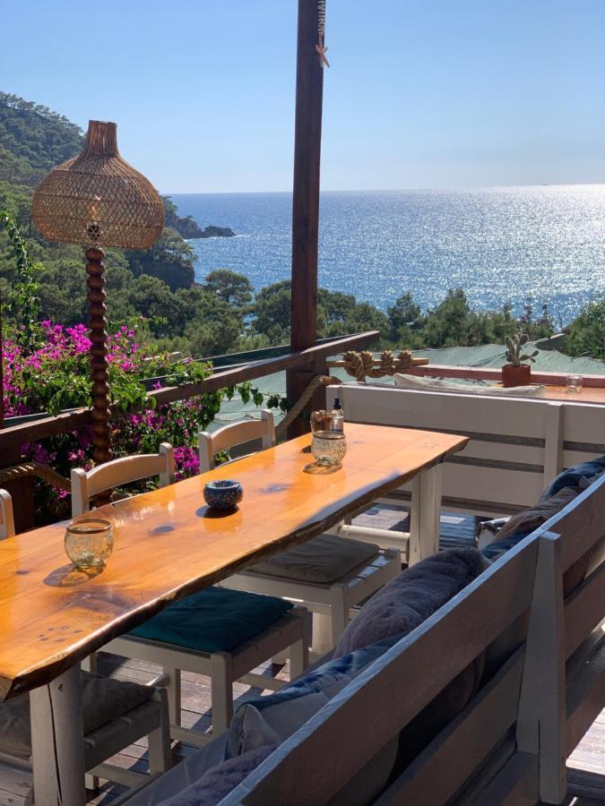 Large Bungalow With Sea View In Kabak Bay, Oeluedeniz Fethiye Exterior foto
